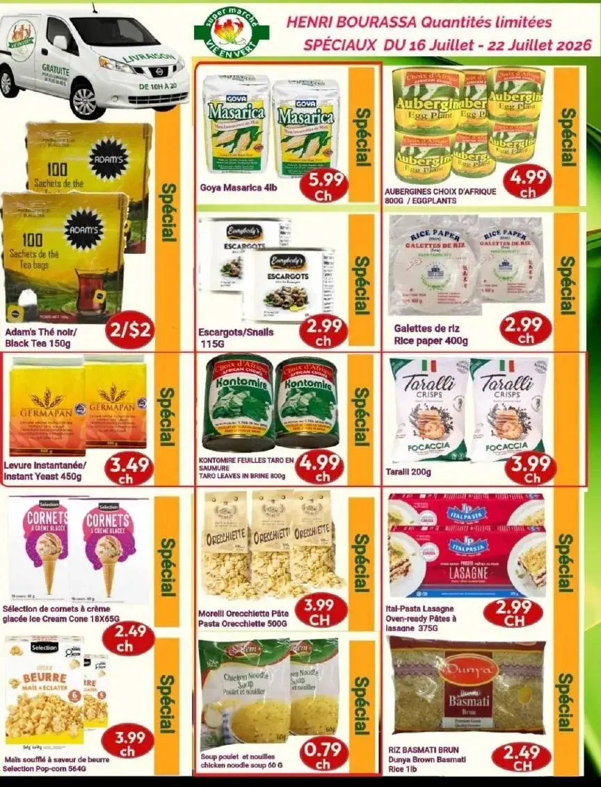Page 7 du circulaire Marché Vie en Vert.