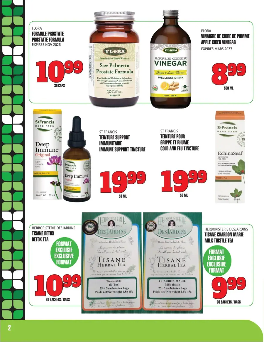Page 2 du circulaire Marchés TAU.