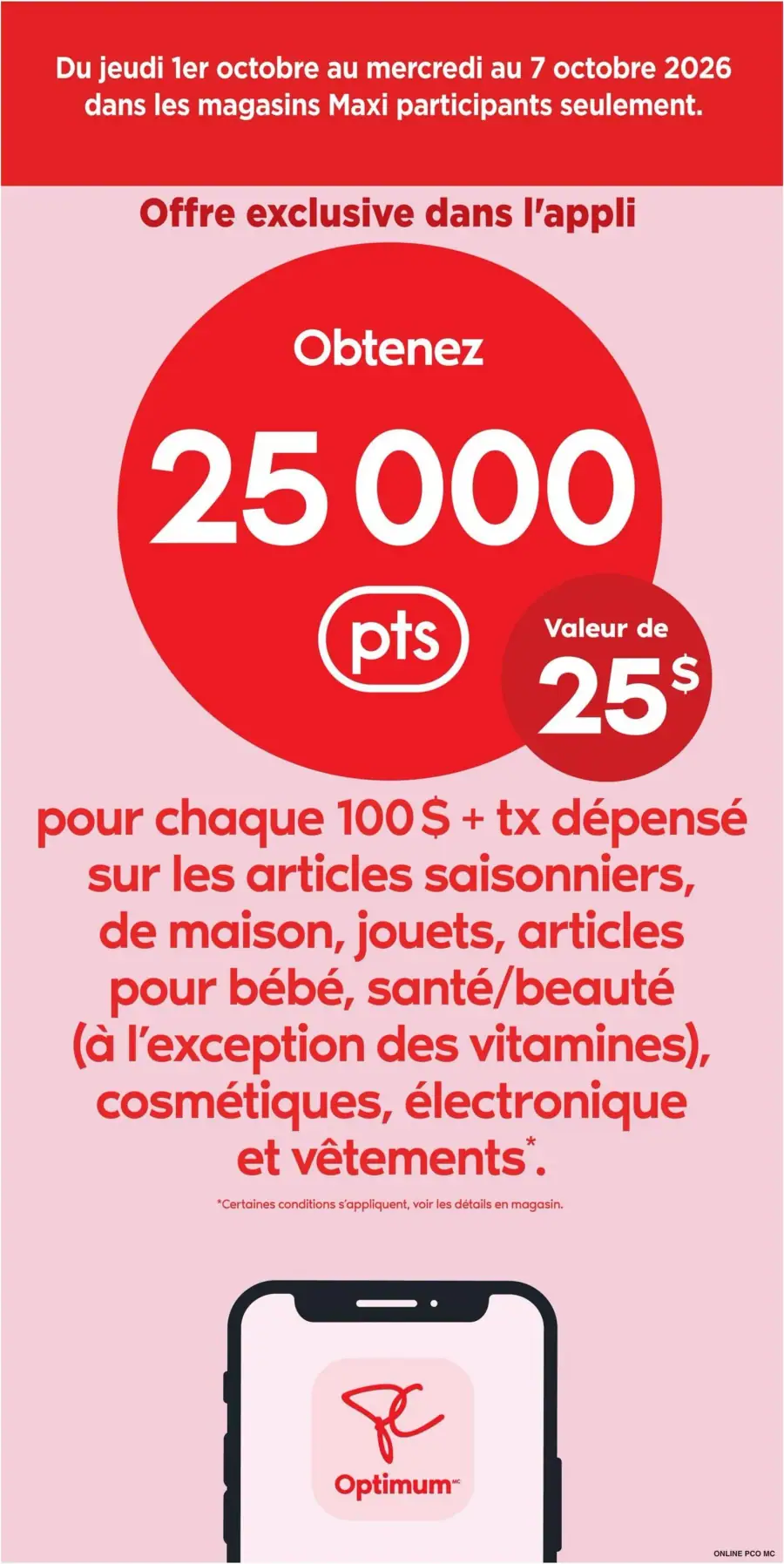 Page 4 du circulaire Maxi.