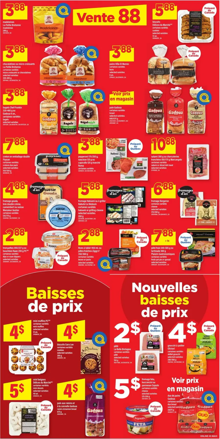 Page 8 du circulaire Maxi.