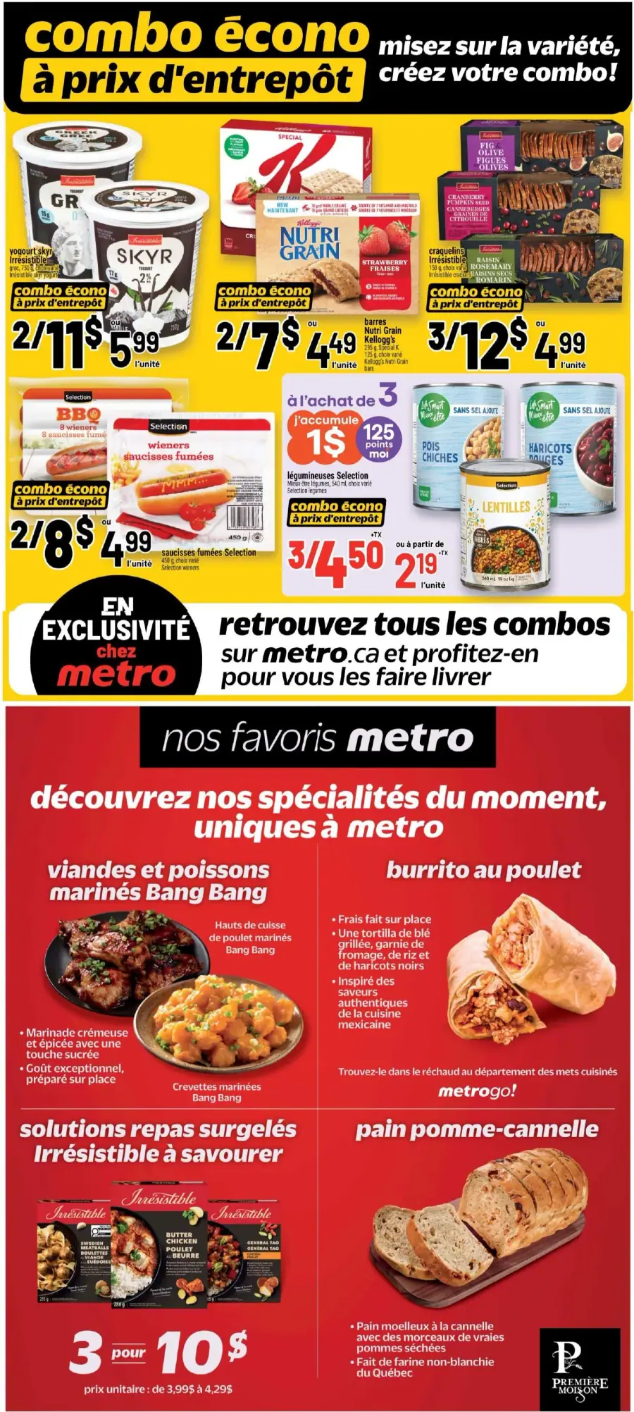 Page 4 du circulaire Metro.