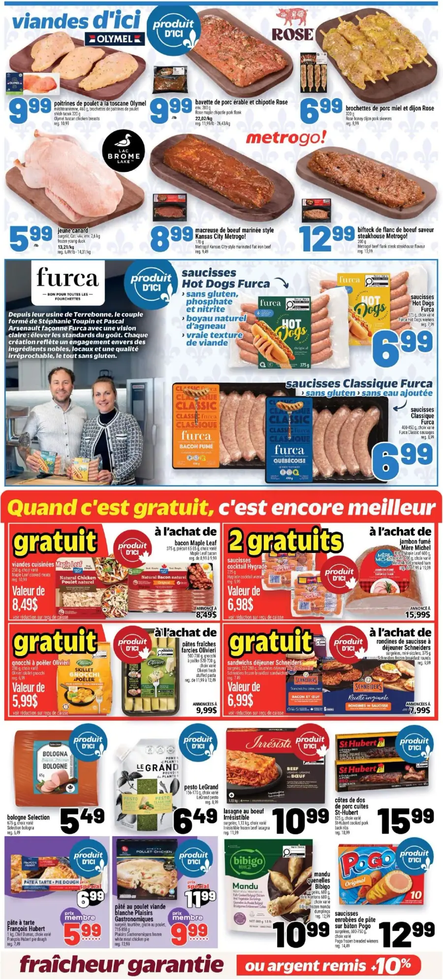 Page 11 du circulaire Metro.