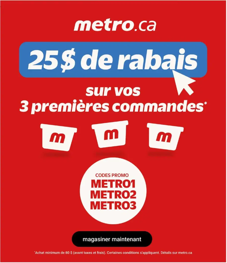 Page 6 du circulaire Metro.