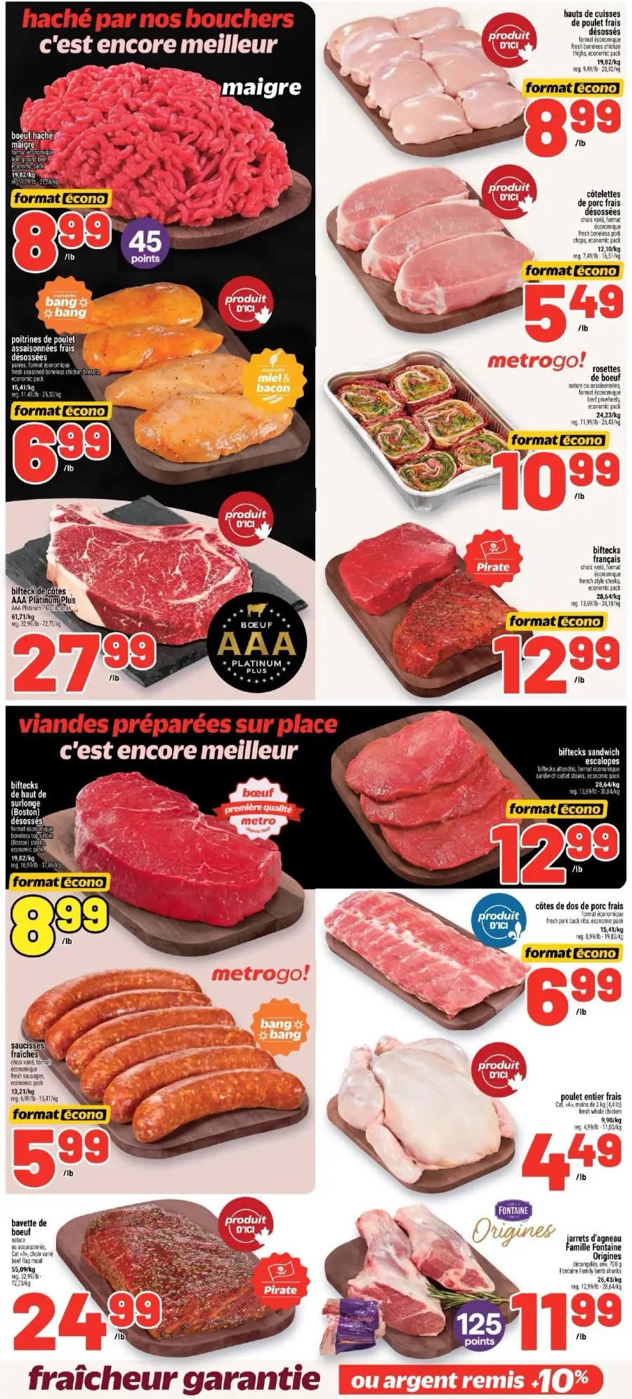 Page 10 du circulaire Metro.