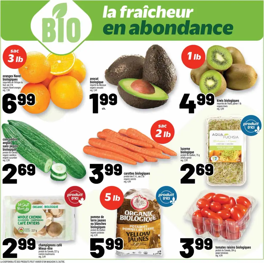 Page 7 du circulaire Metro.