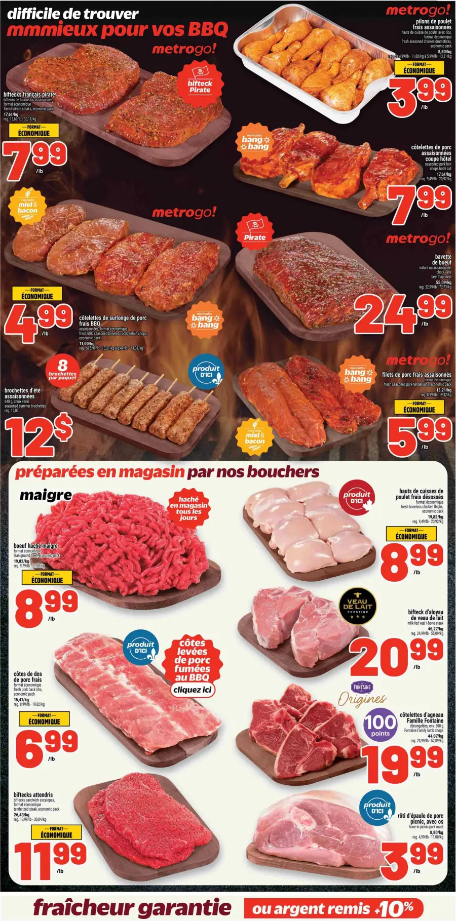 Page 9 du circulaire Metro.