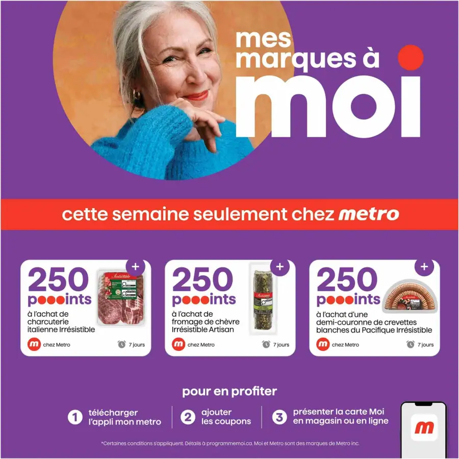 Page 14 du circulaire Metro.