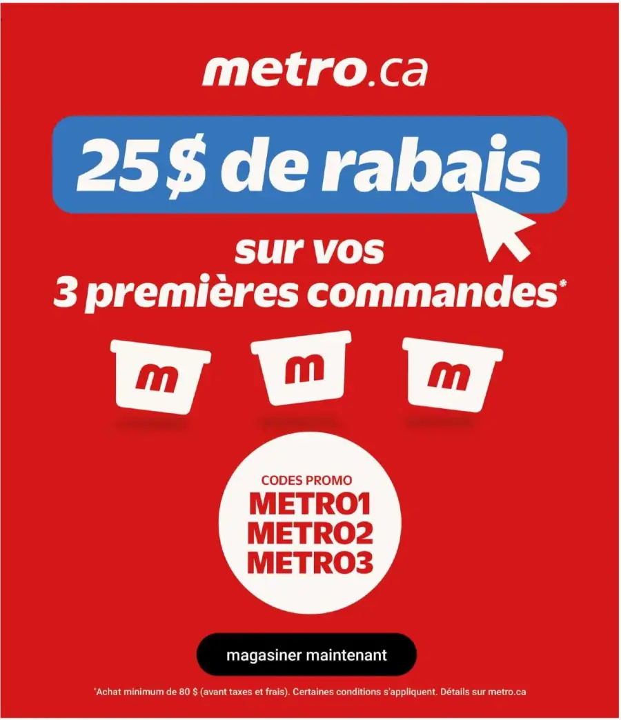Page 8 du circulaire Metro.