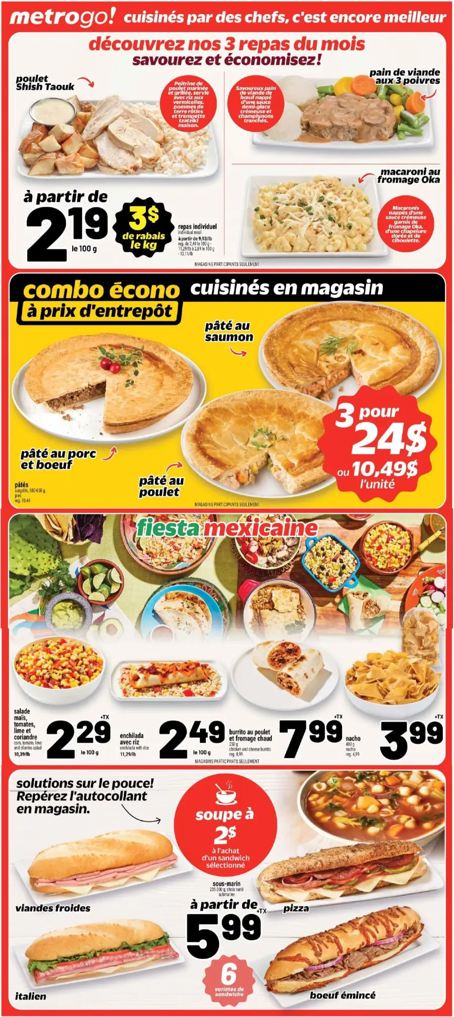 Page 14 du circulaire Metro.