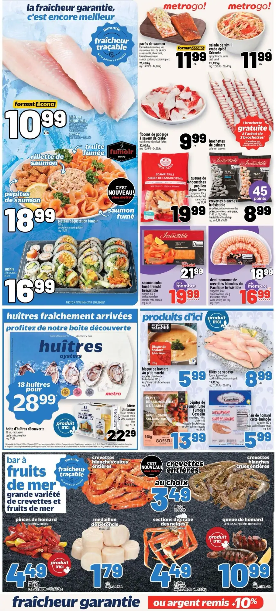 Page 12 du circulaire Metro.