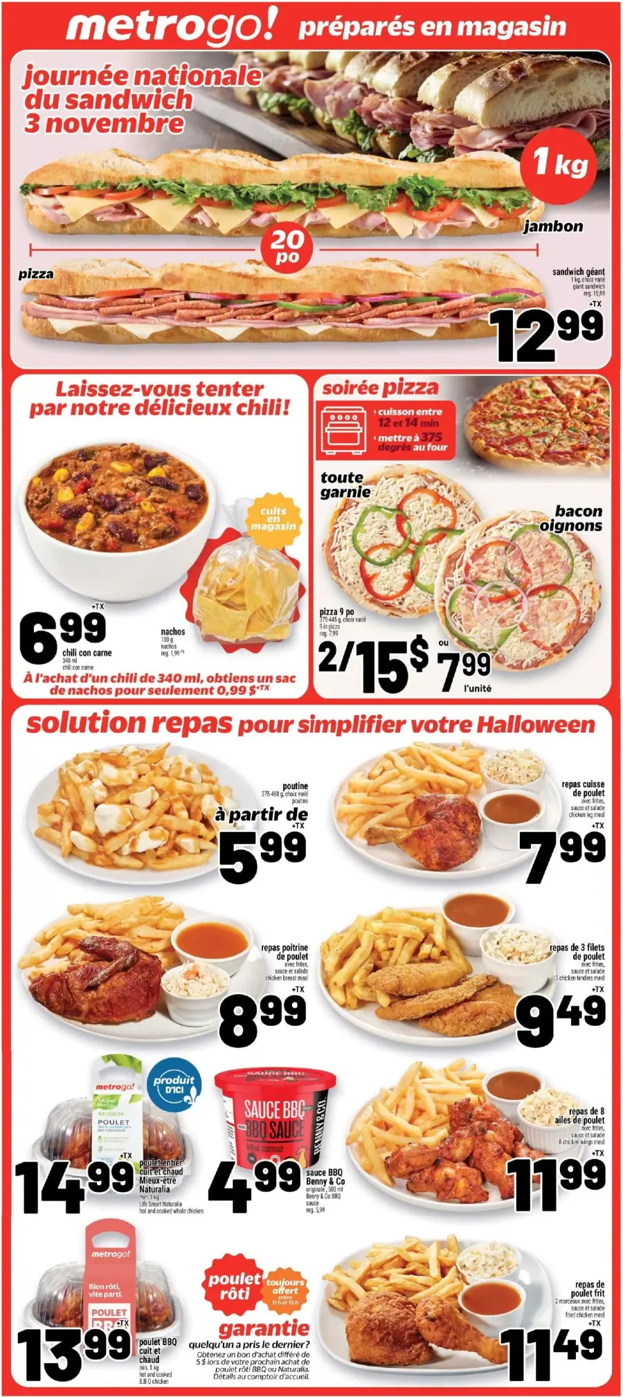 Page 15 du circulaire Metro.