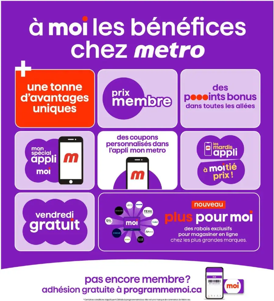 Page 18 du circulaire Metro.