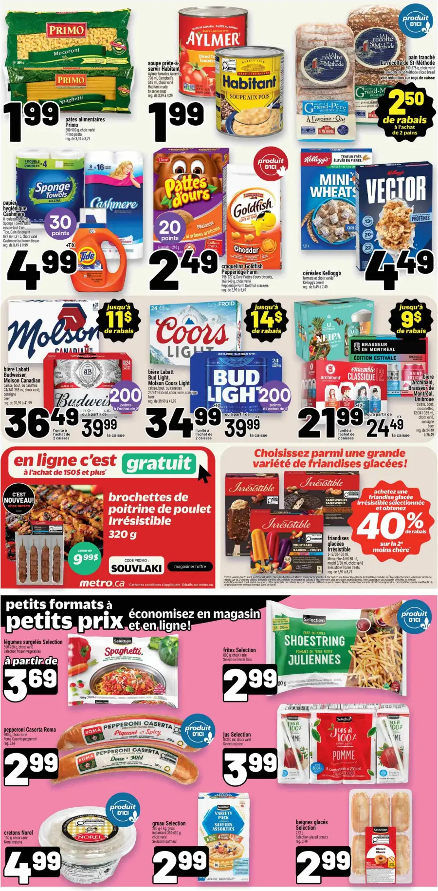 Page 3 du circulaire Metro.