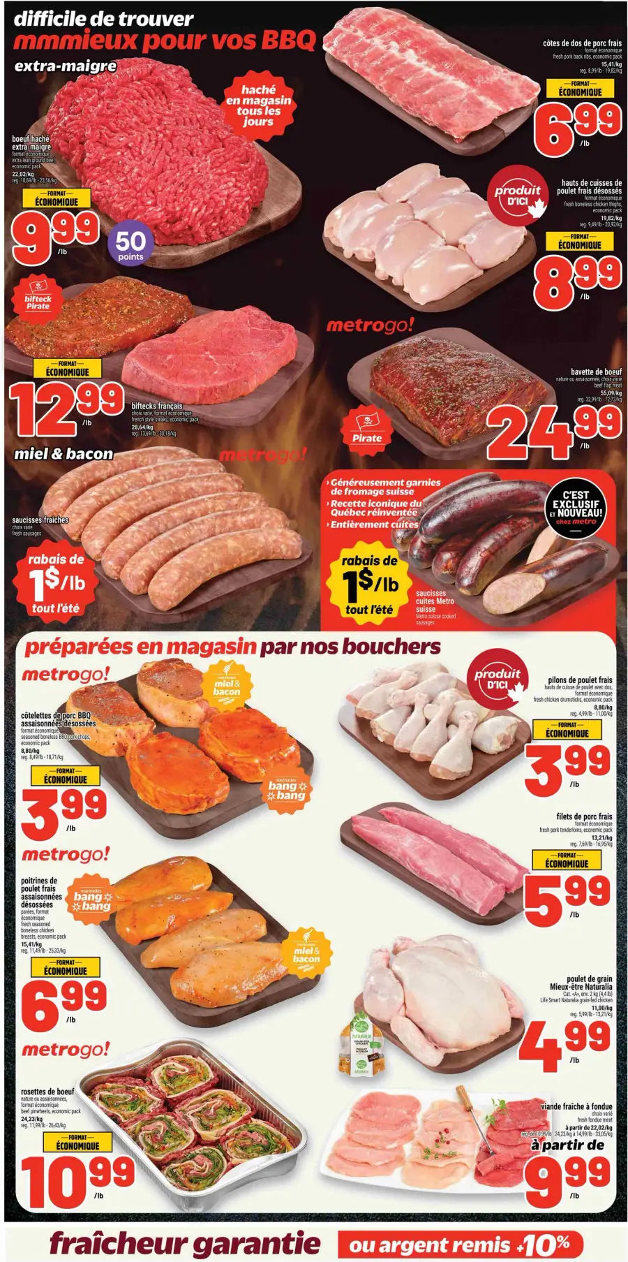 Page 8 du circulaire Metro.