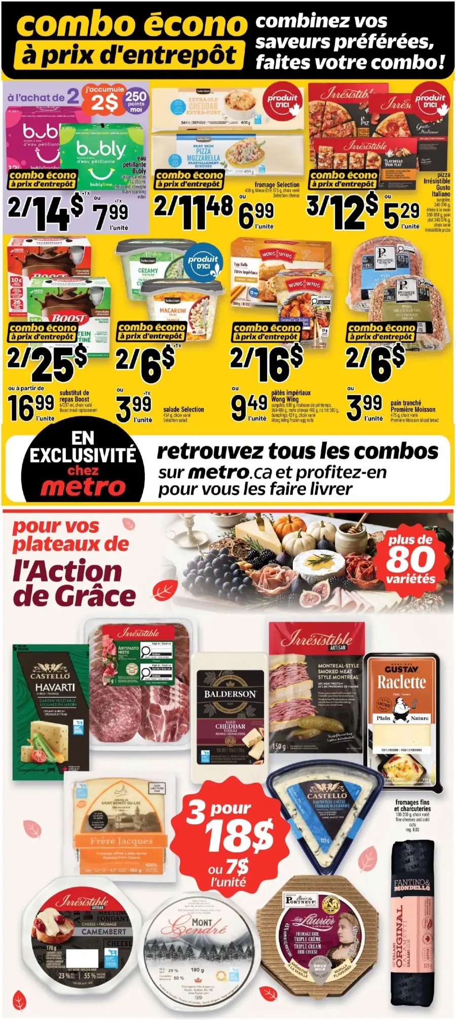 Page 4 du circulaire Metro.
