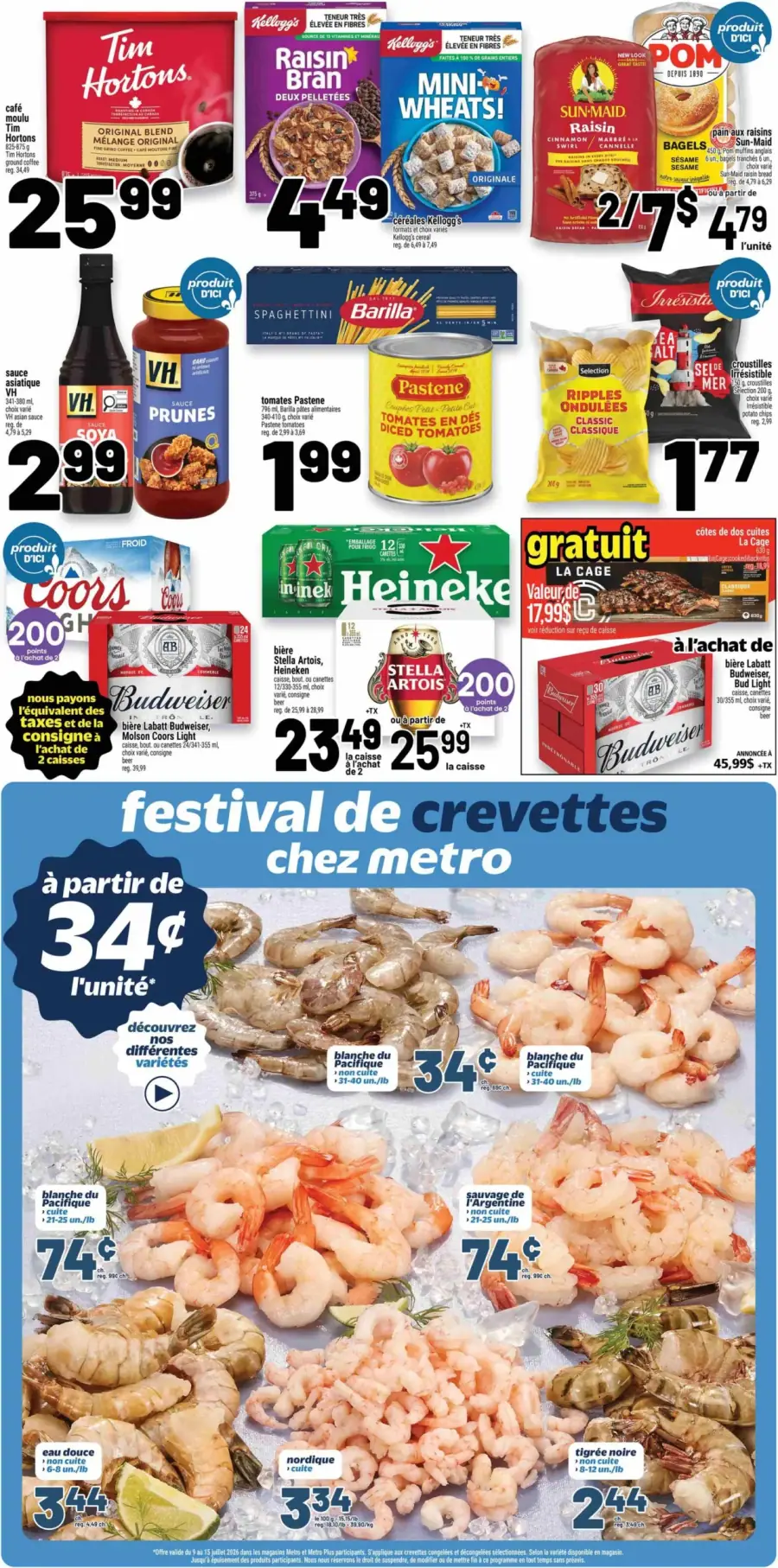 Page 3 du circulaire Metro.