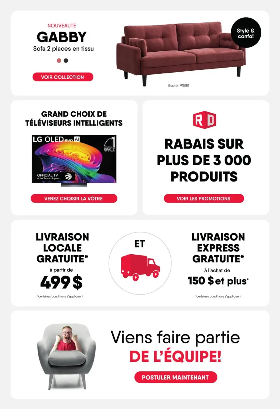 Page 14 du circulaire Meubles RD.