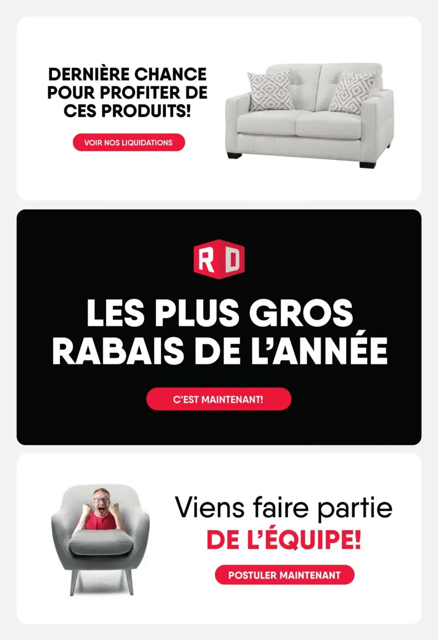 Page 20 du circulaire Meubles RD.