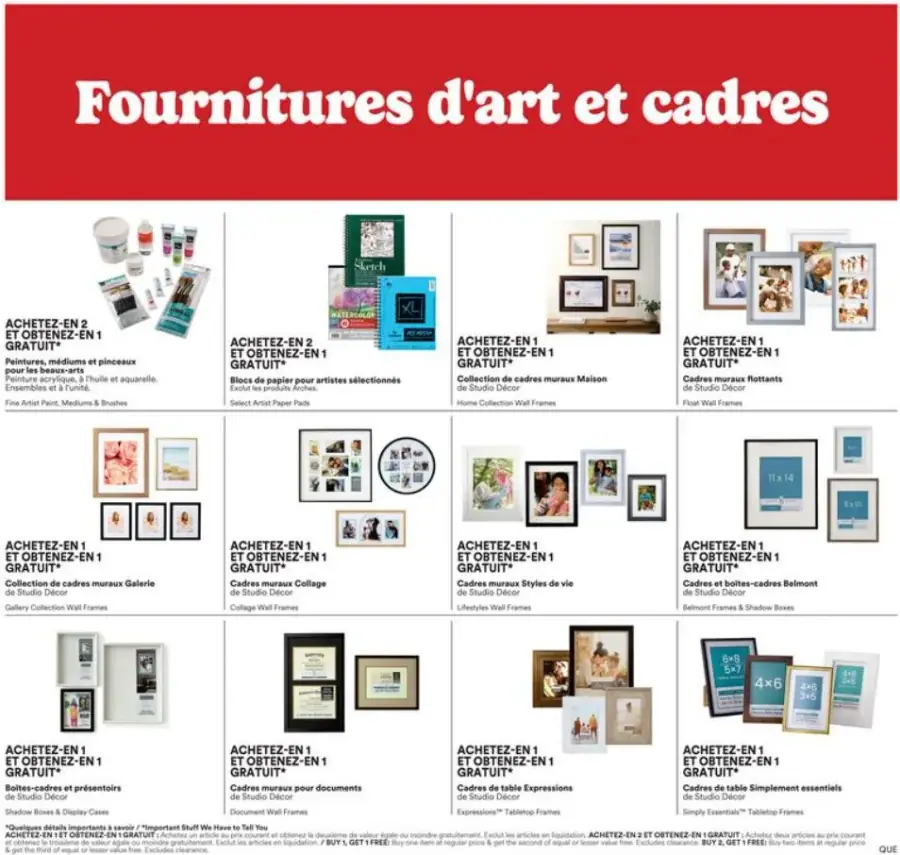 Page 3 du circulaire Michaels.