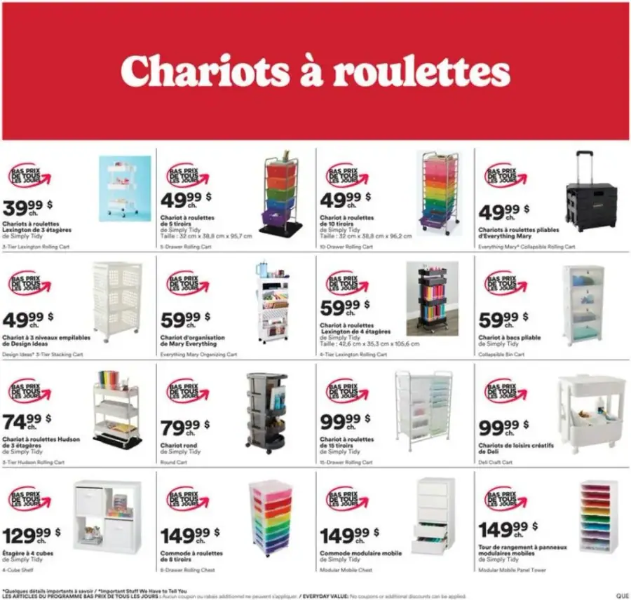 Page 4 du circulaire Michaels.