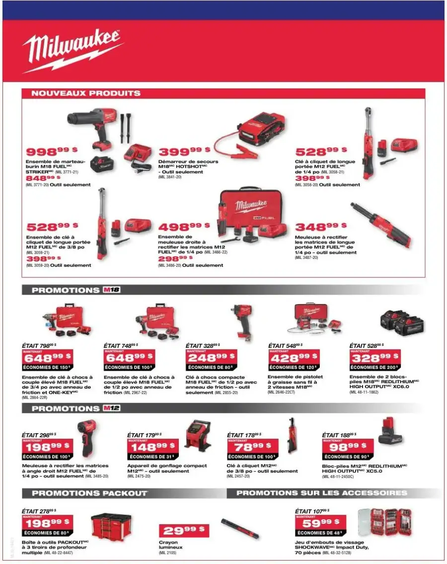 Page 5 du circulaire NAPA pièces d'autos.