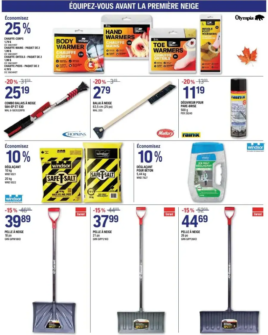 Page 7 du circulaire NAPA pièces d'autos.