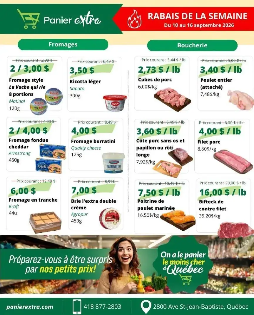 Page 23 du circulaire Panier Extra.