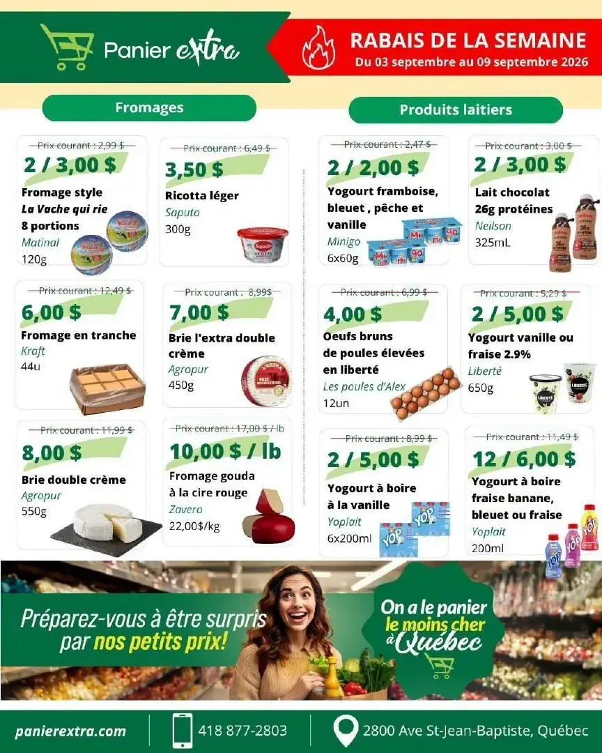 Page 28 du circulaire Panier Extra.