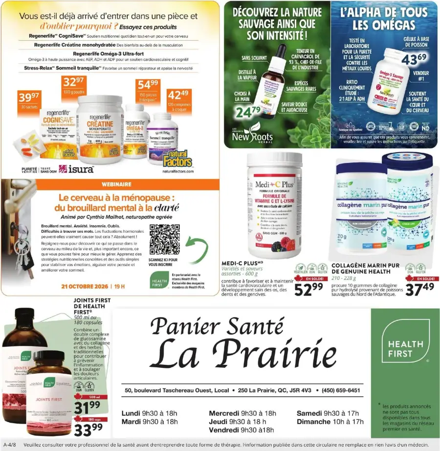 Page 8 du circulaire Panier Santé.