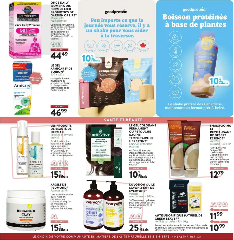 Page 11 du circulaire Panier Santé.
