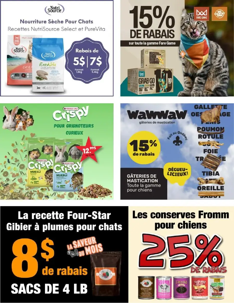 Page 5 du circulaire Pattes et Griffes.