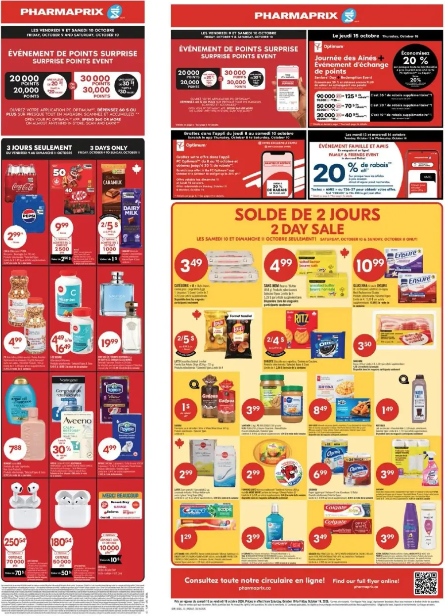 Page 2 du circulaire Pharmaprix.