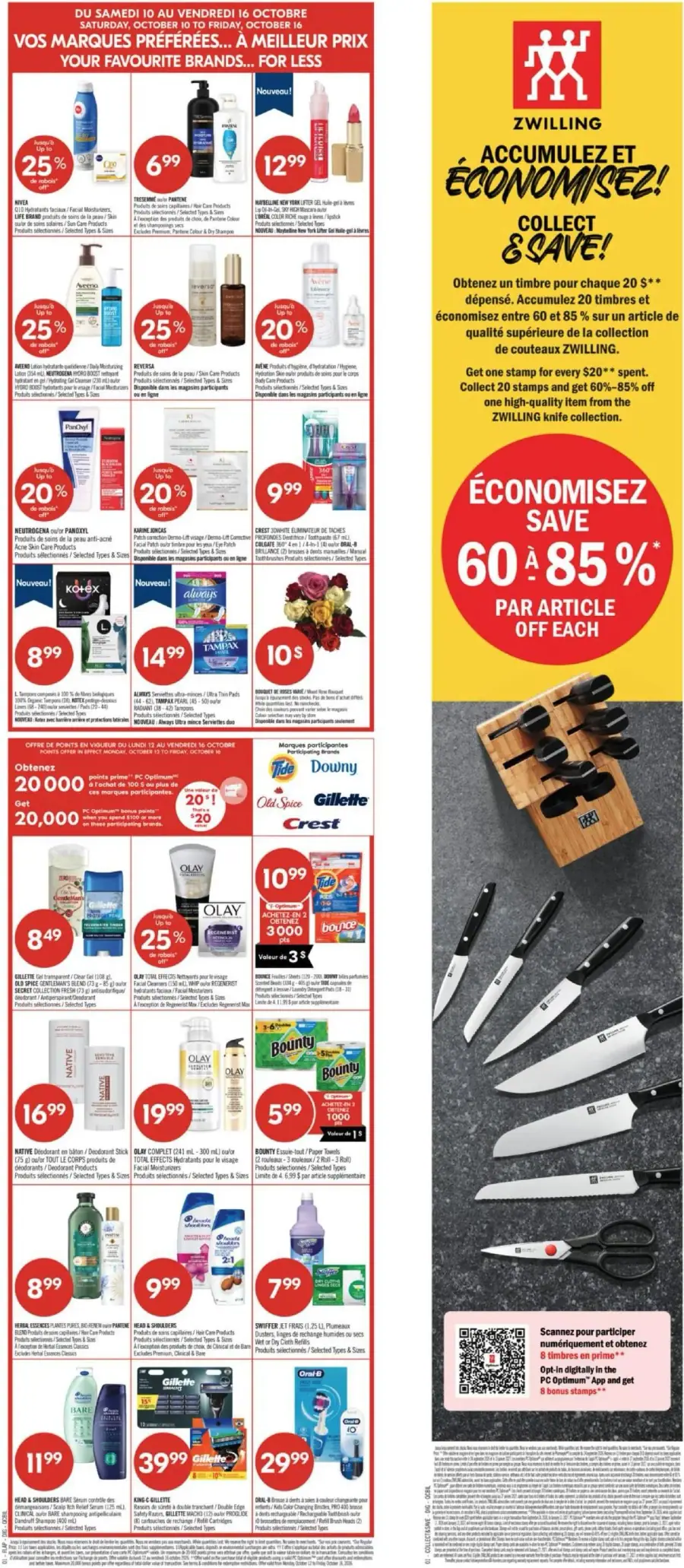 Page 3 du circulaire Pharmaprix.