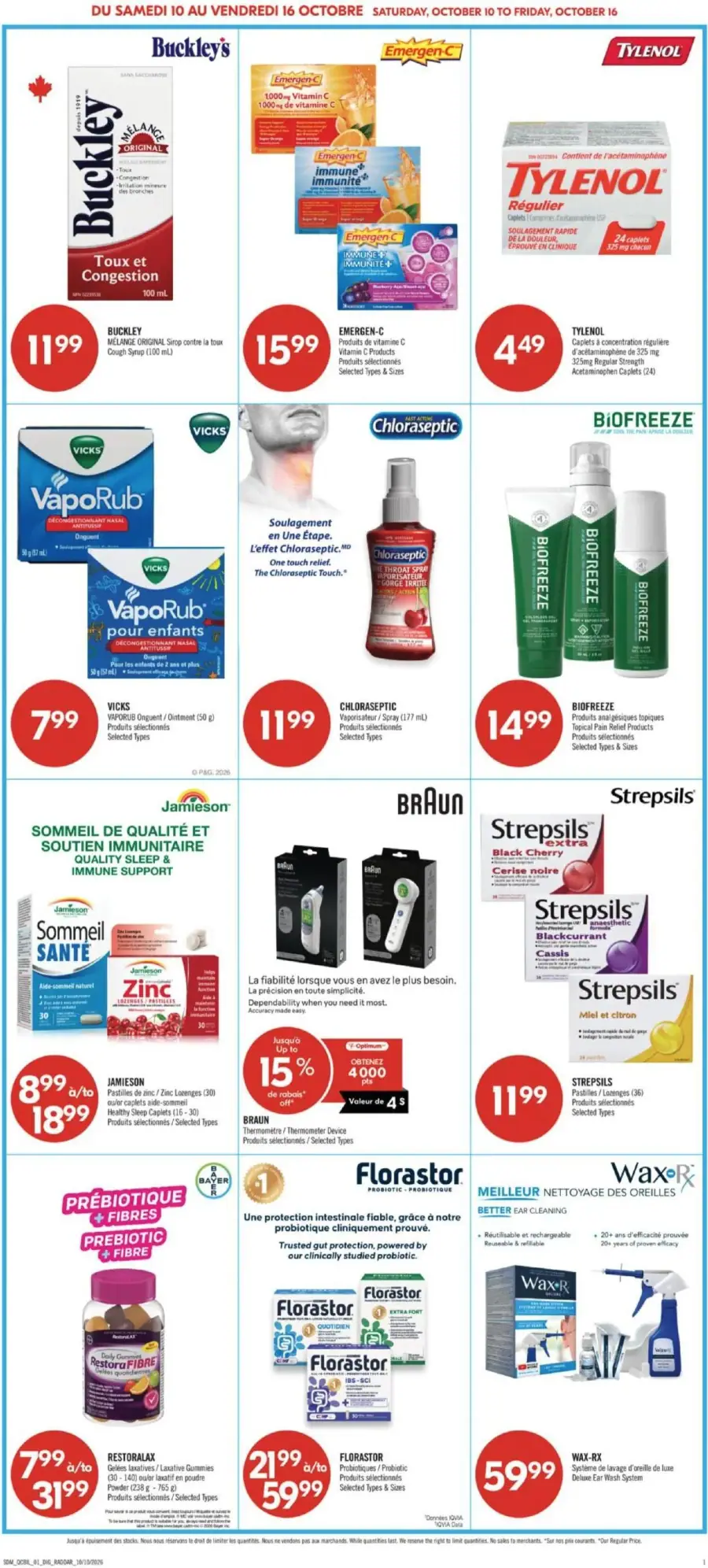 Page 14 du circulaire Pharmaprix.
