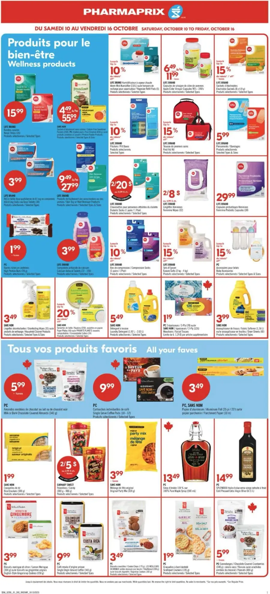 Page 16 du circulaire Pharmaprix.