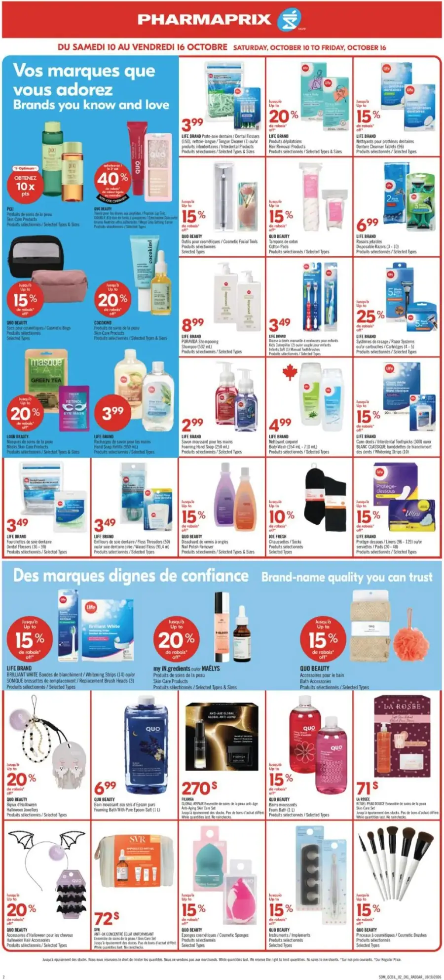 Page 17 du circulaire Pharmaprix.