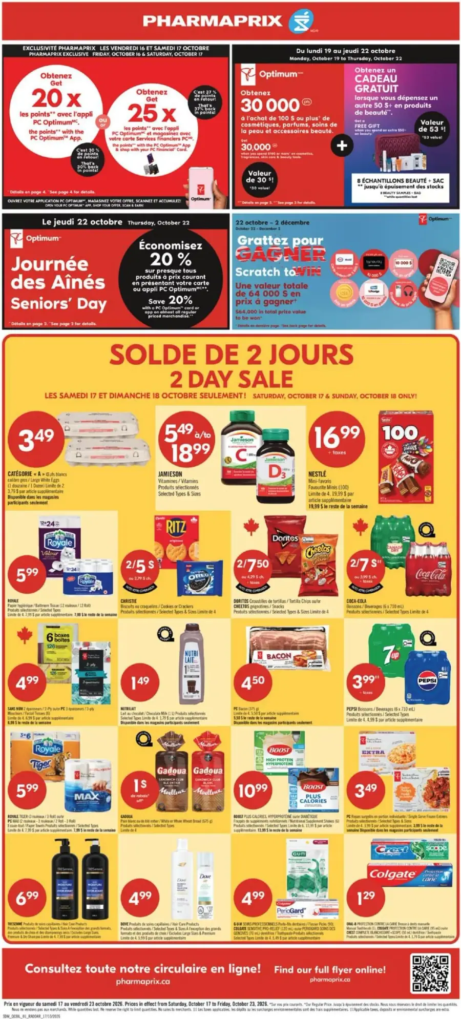 Page 2 du circulaire Pharmaprix.