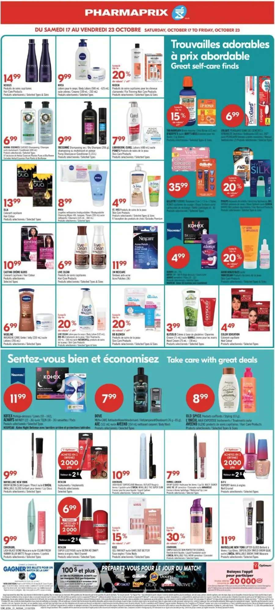 Page 10 du circulaire Pharmaprix.
