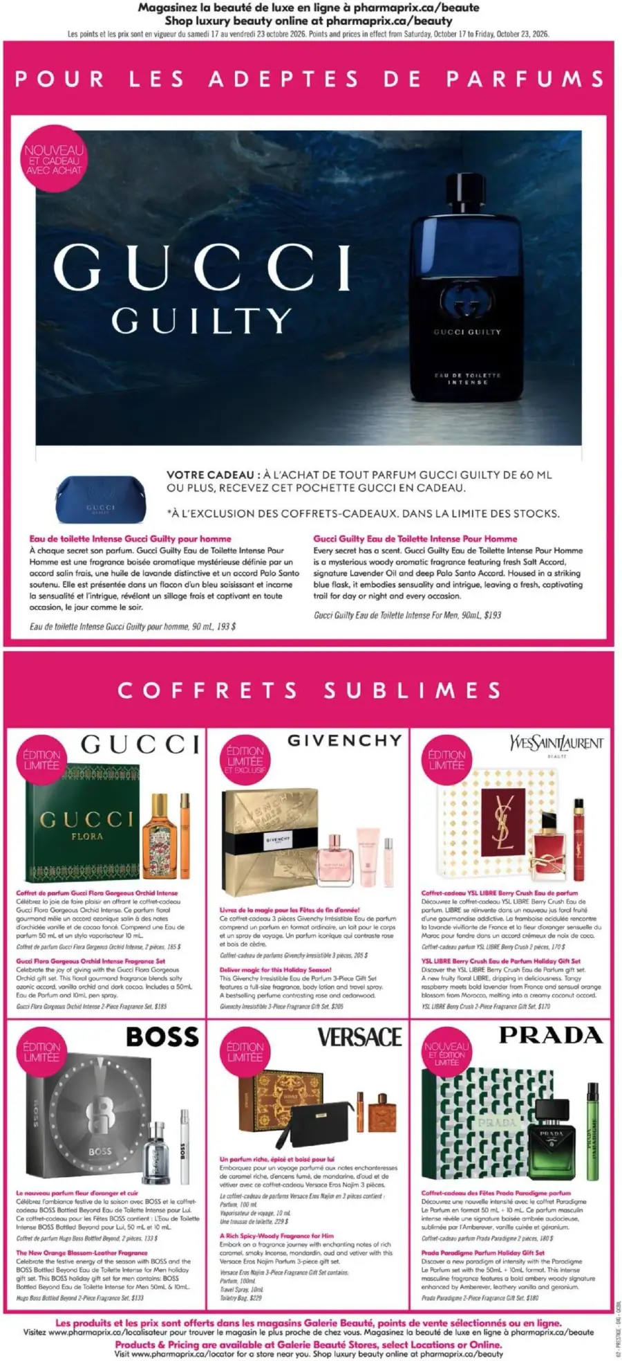 Page 12 du circulaire Pharmaprix.