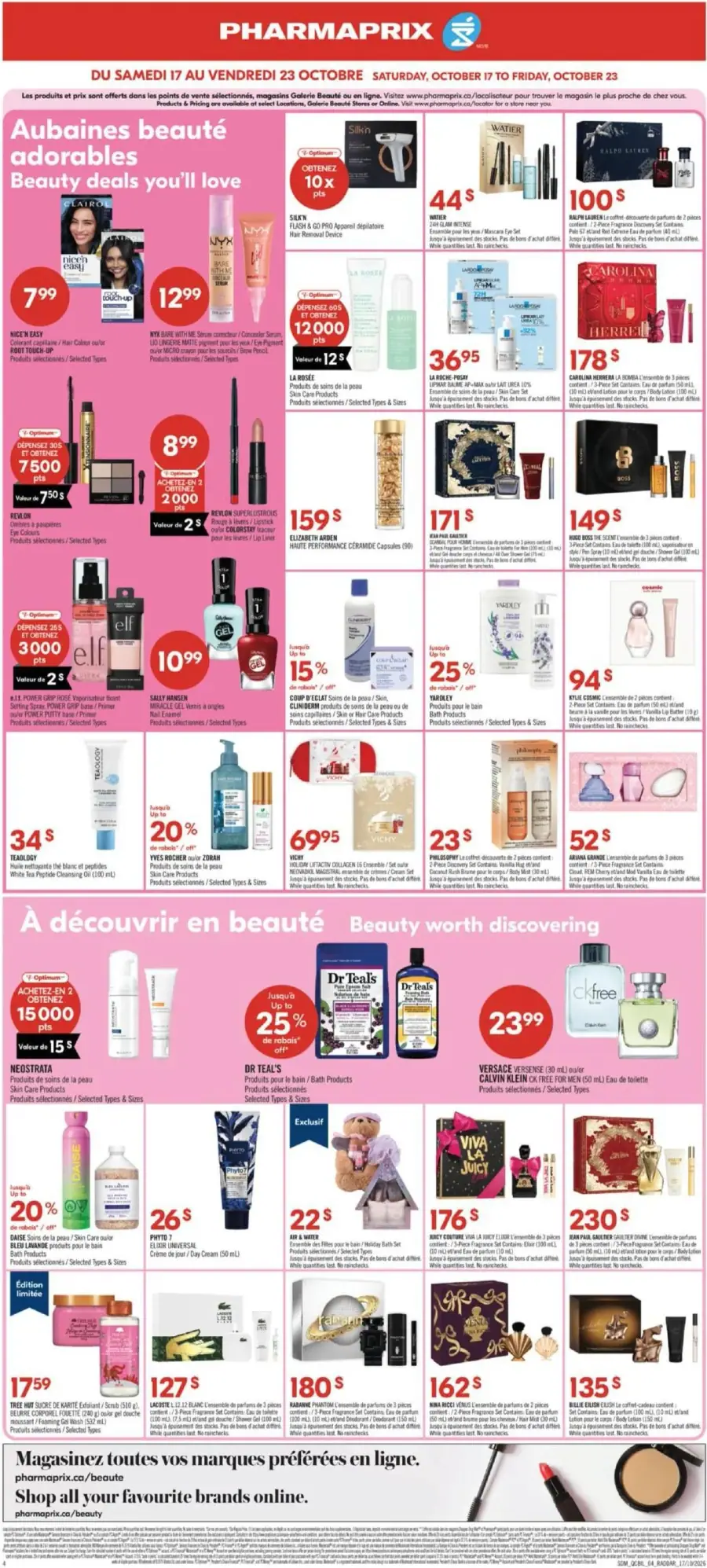 Page 13 du circulaire Pharmaprix.