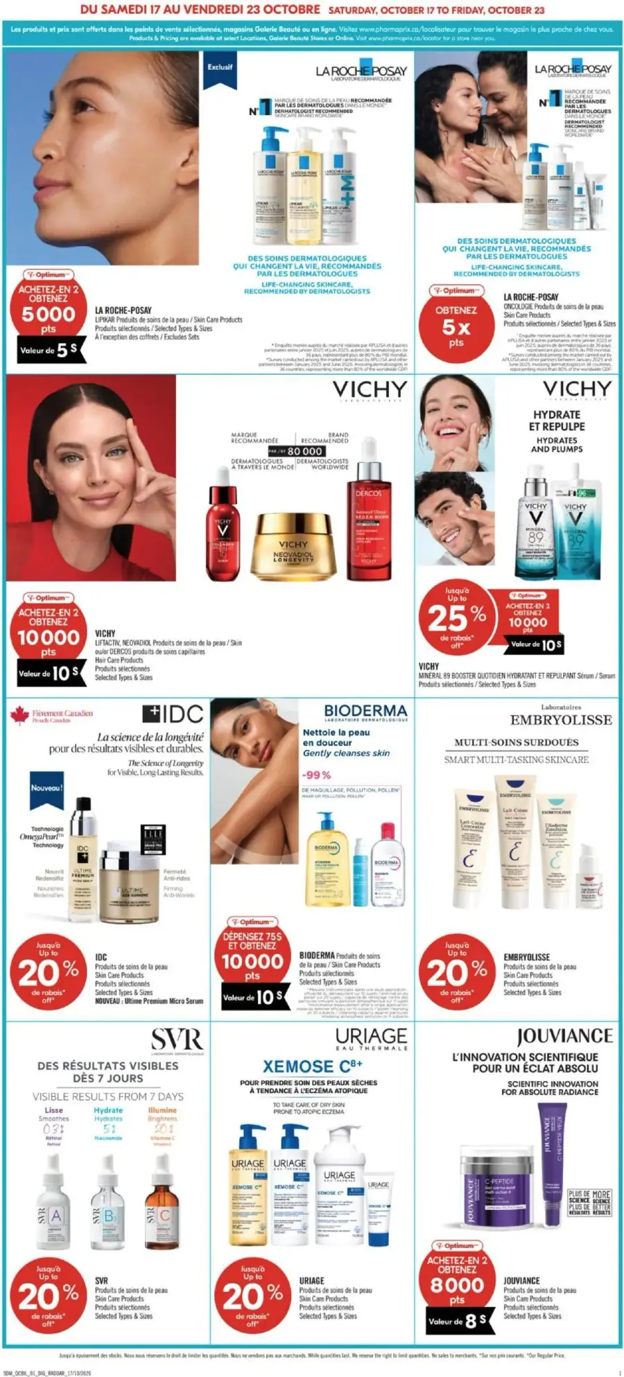 Page 16 du circulaire Pharmaprix.