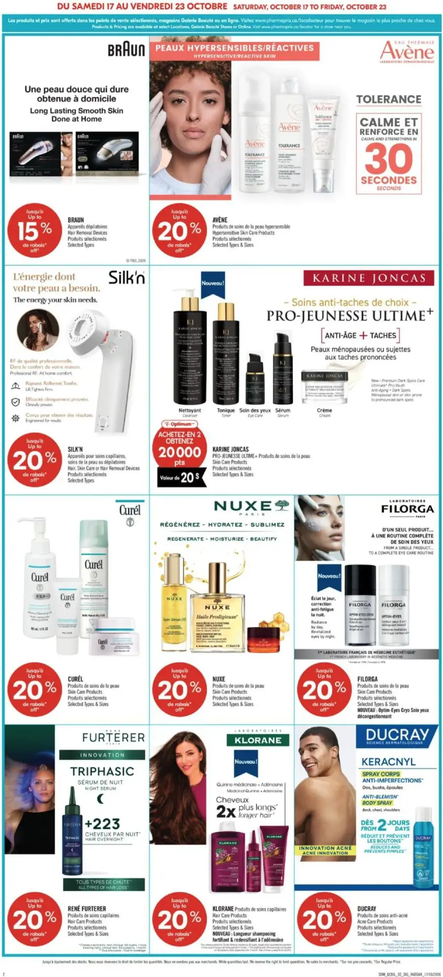 Page 17 du circulaire Pharmaprix.