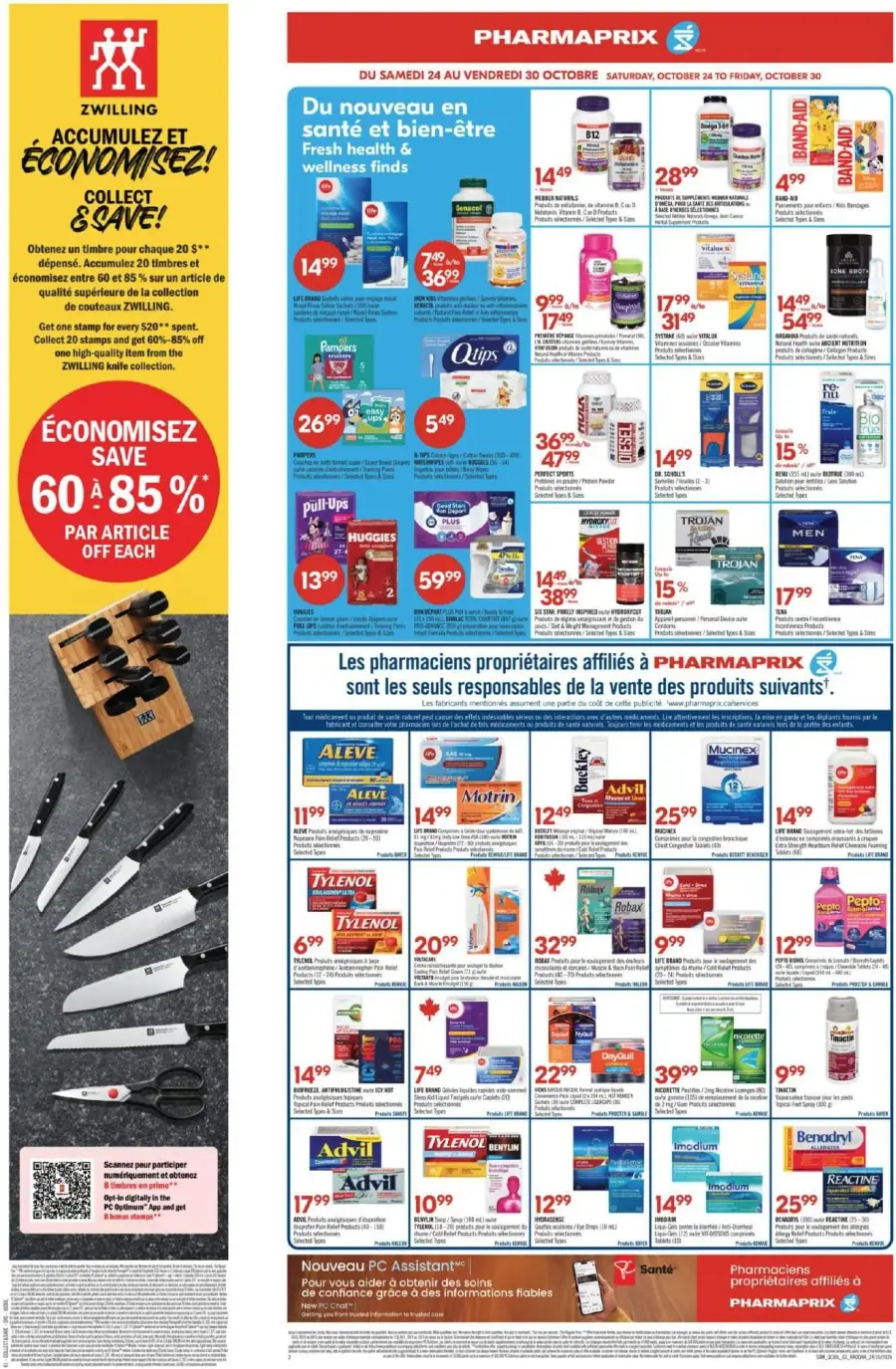 Page 4 du circulaire Pharmaprix.