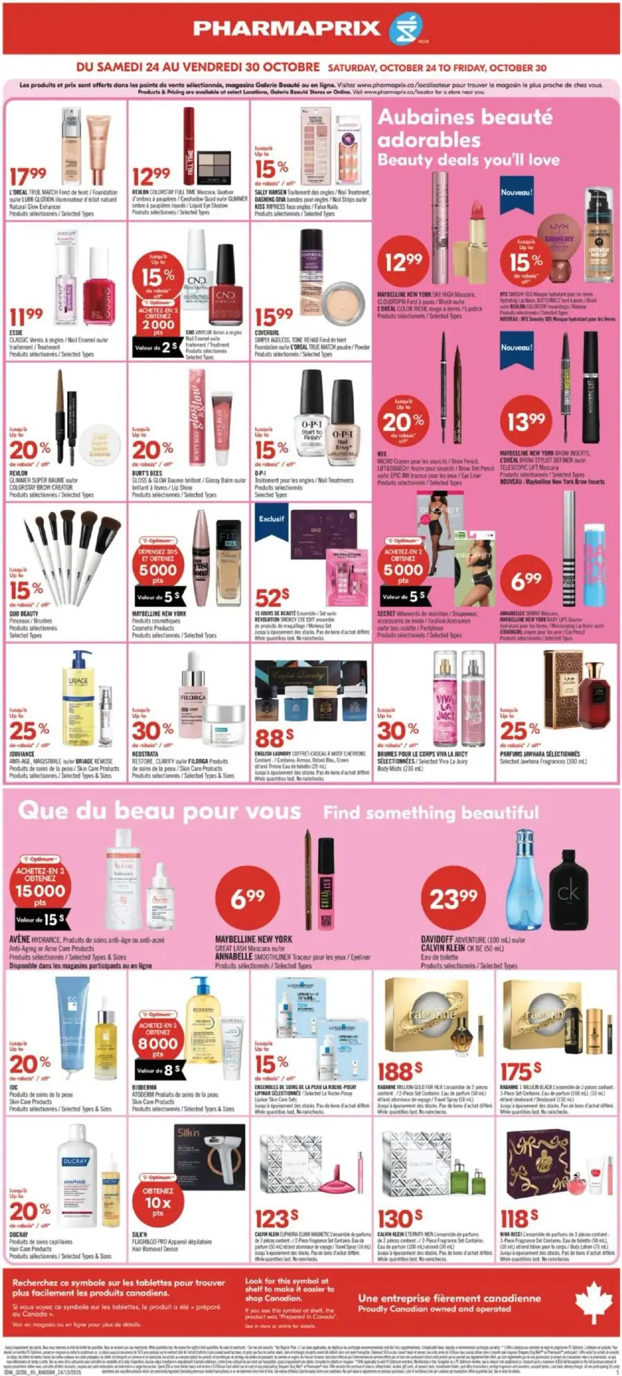 Page 8 du circulaire Pharmaprix.