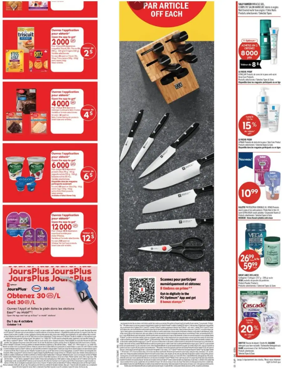 Page 3 du circulaire Pharmaprix.