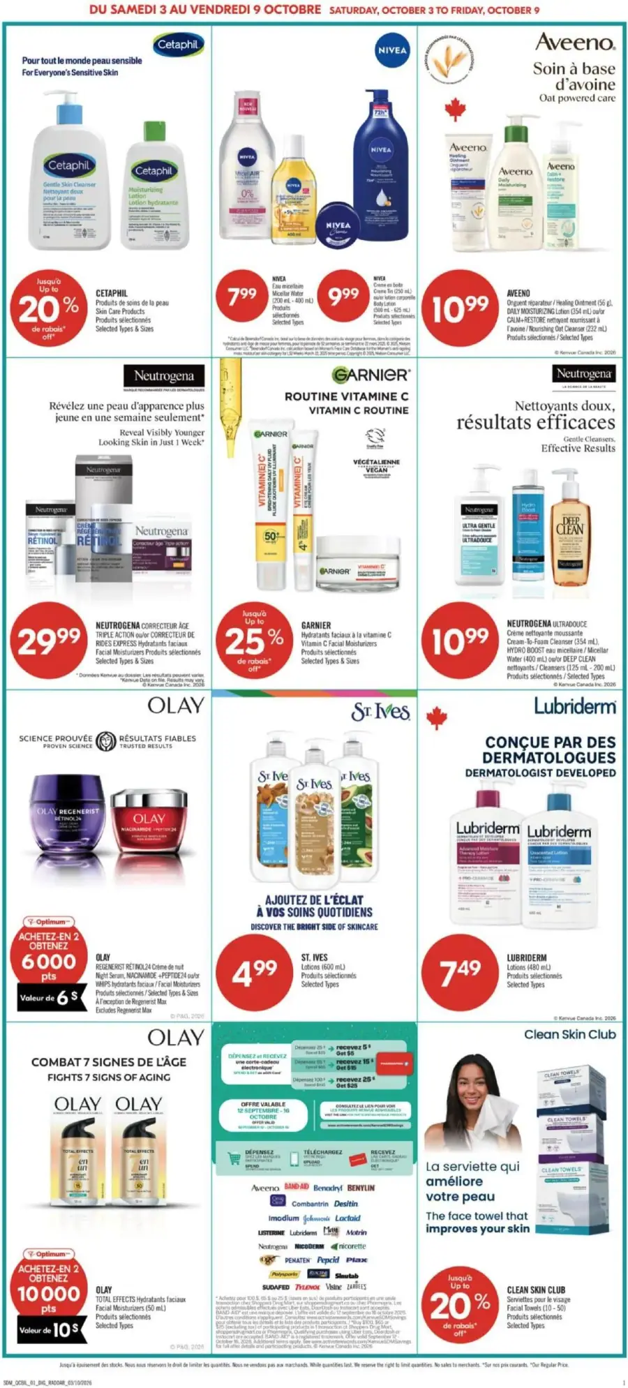 Page 15 du circulaire Pharmaprix.