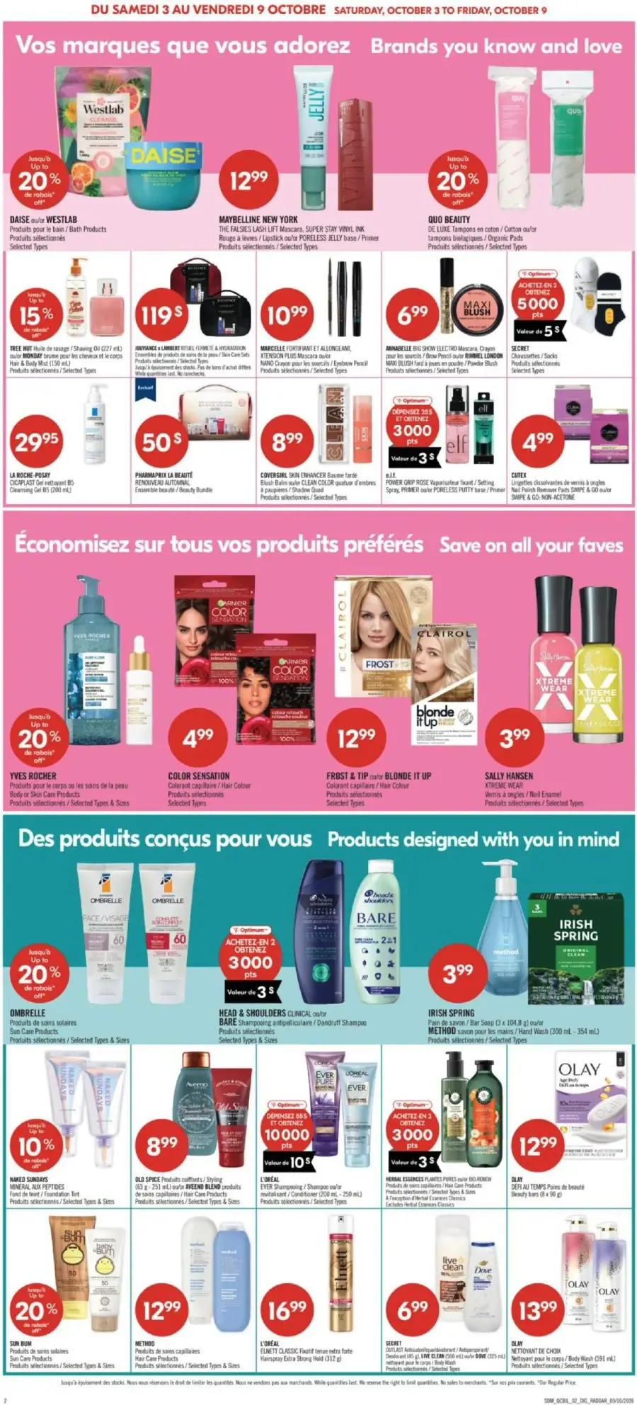 Page 18 du circulaire Pharmaprix.