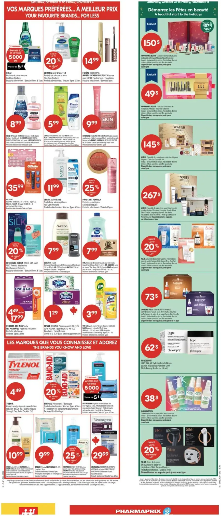Page 3 du circulaire Pharmaprix.