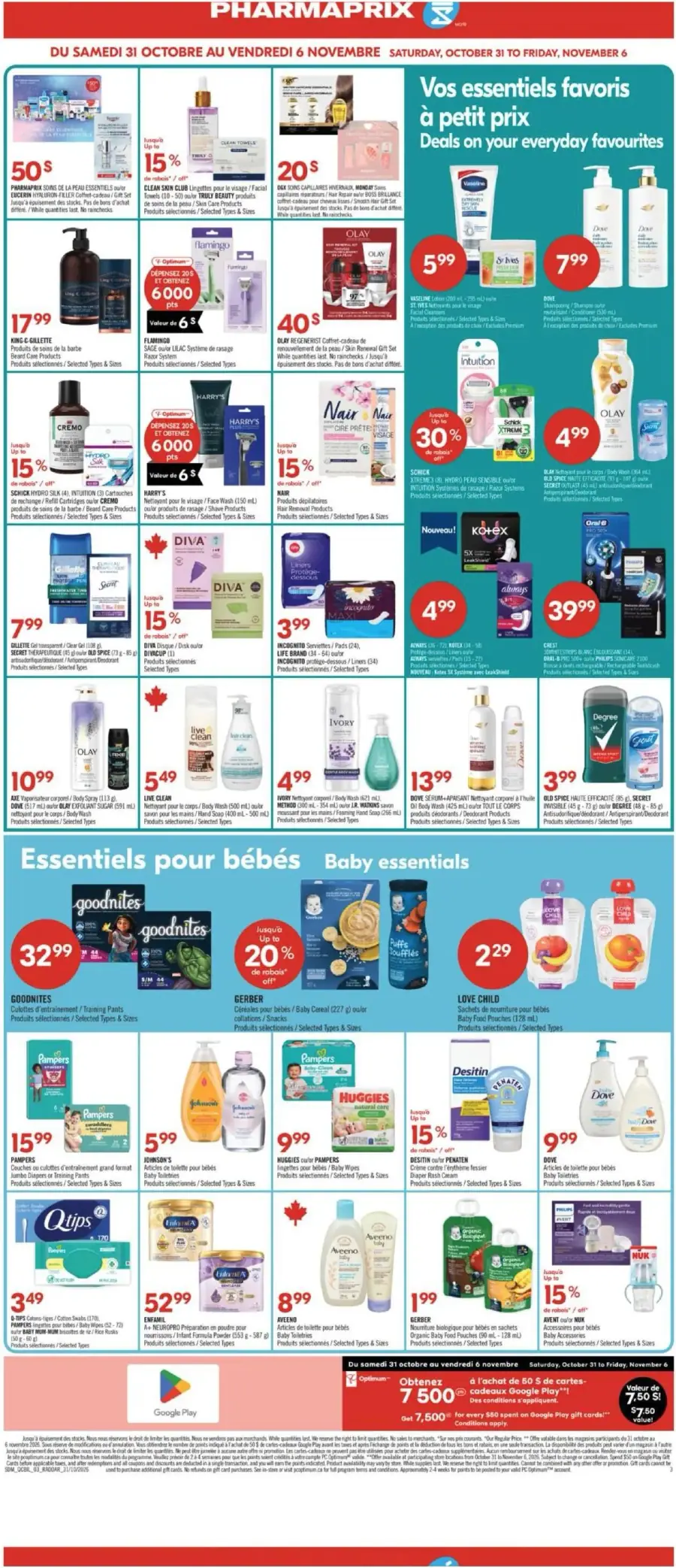 Page 9 du circulaire Pharmaprix.