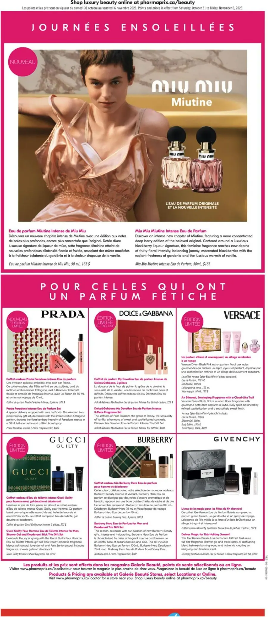 Page 12 du circulaire Pharmaprix.